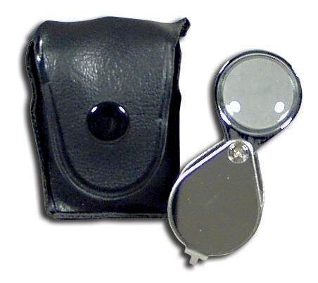 Frey Scientific Doublet Magnifier with Case, 10x Strength, Item Number 565576